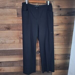 Chico’s Black Stretch Utility Pants | Size 2 (U.S. L/12)